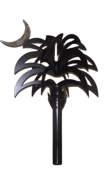 Original decorative palmetto metalwork