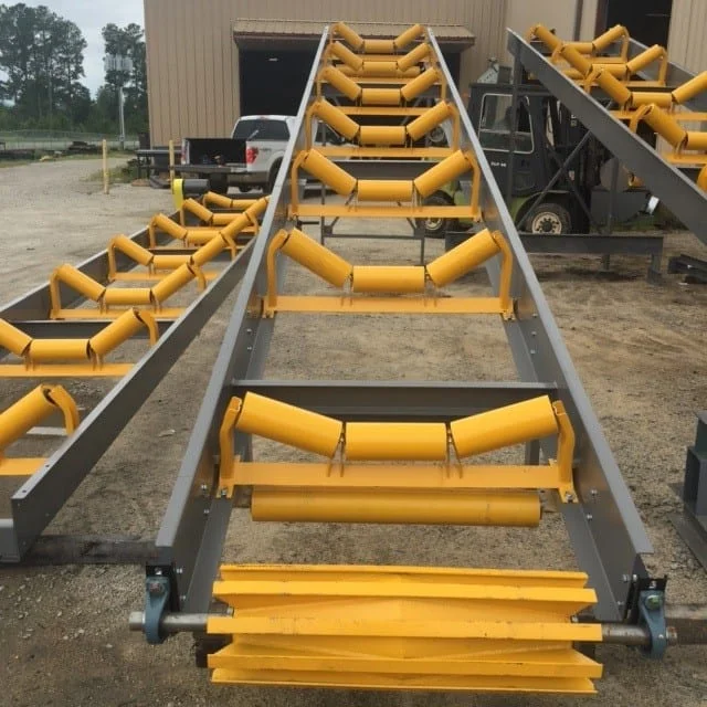 Original Douglas photograph of fabricated conveyor assemblies
